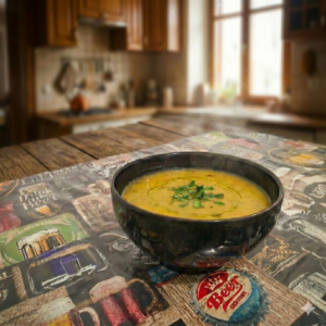 caldo de alho poró